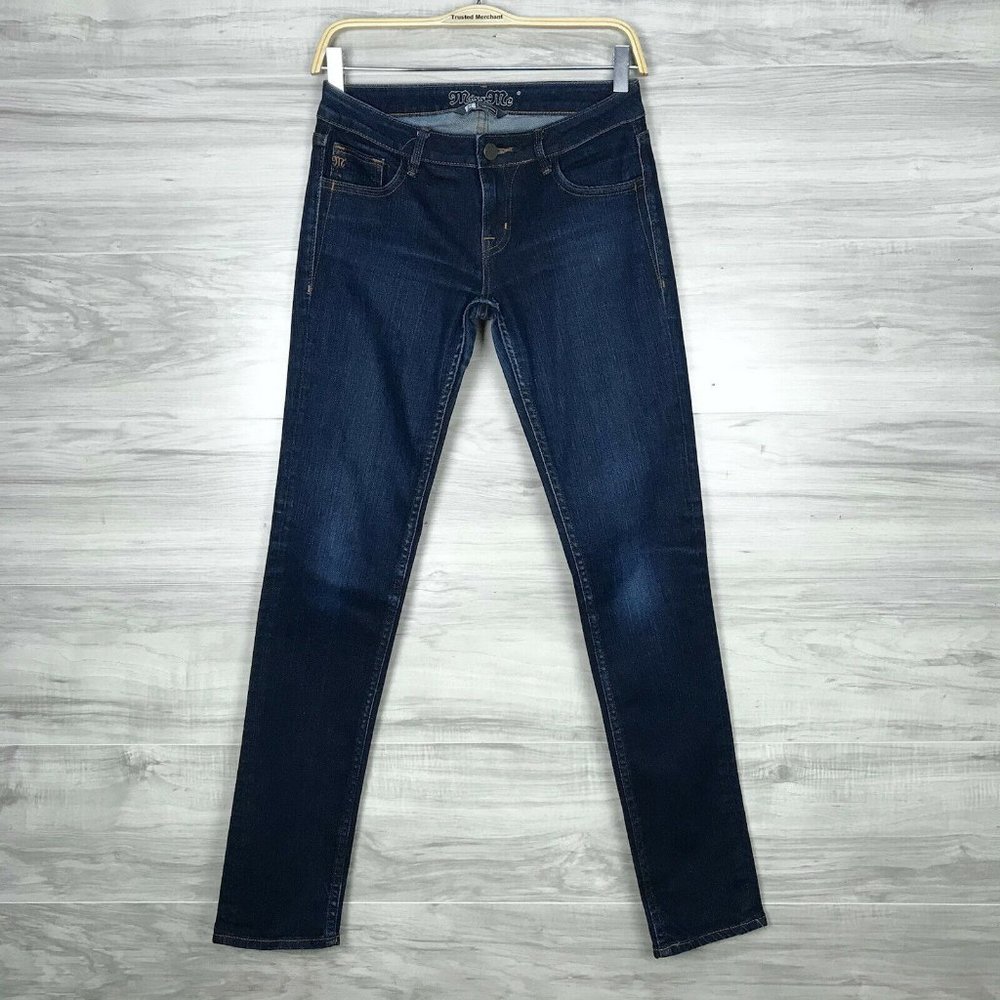 Miss Me Women's Nicole 5 Pocket Low Rise Skinny Dark Wash Jeans Size 27